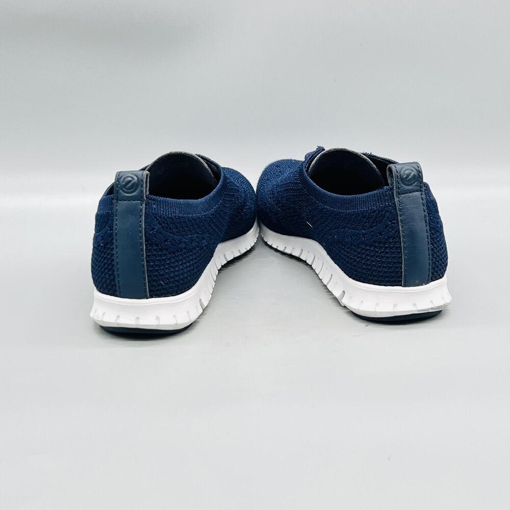 Cole Haan Shoes Womens 7 Blue Knit Zerogrand Low Top Athletic Sneakers Comfort - Picture 6 of 11
